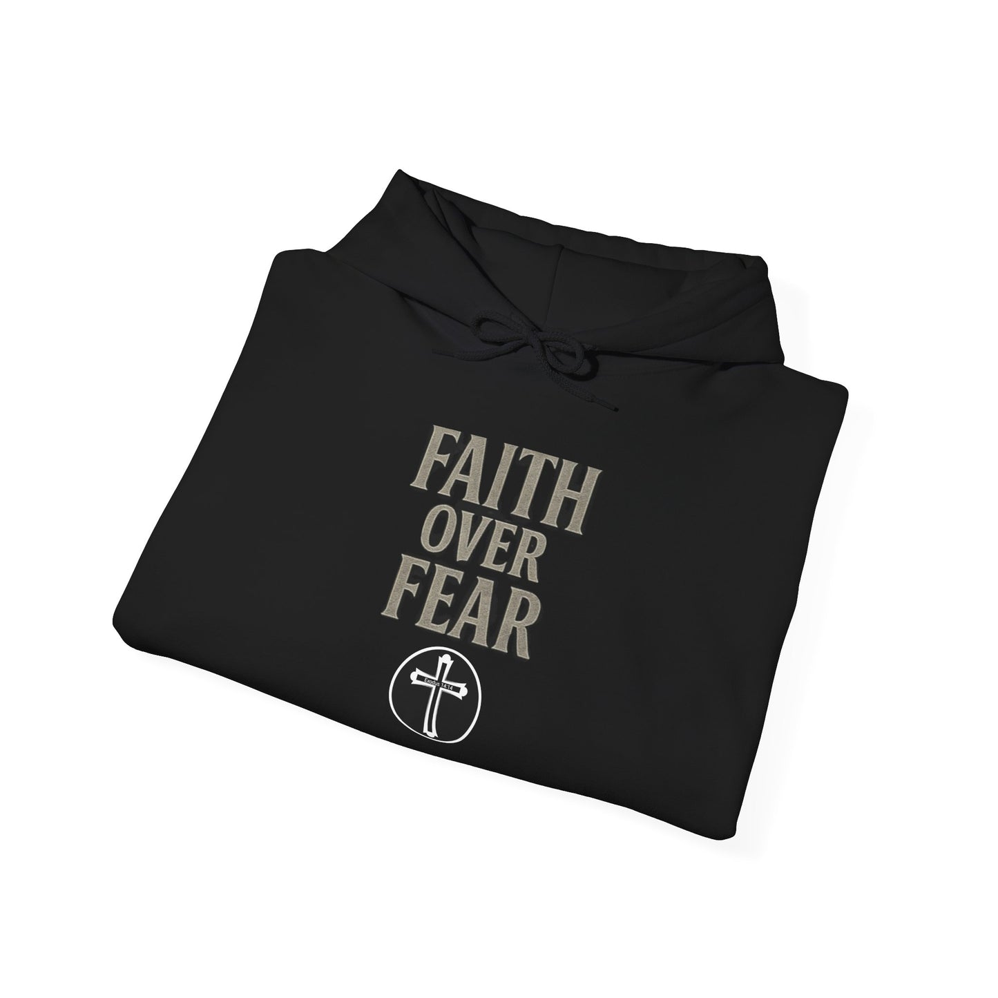 Hooded Sweatshirt - David vs Goliath, faith conquers giants