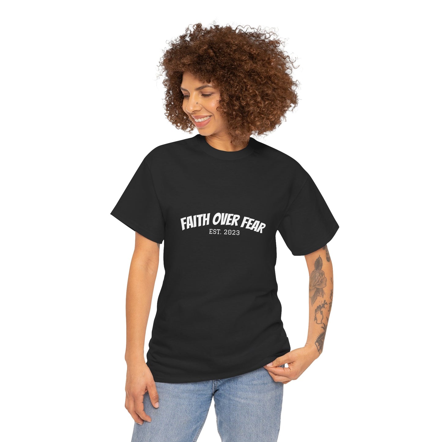 Born to Conquer Faith Tee — Battle Ready Christian Strength T-Shirt