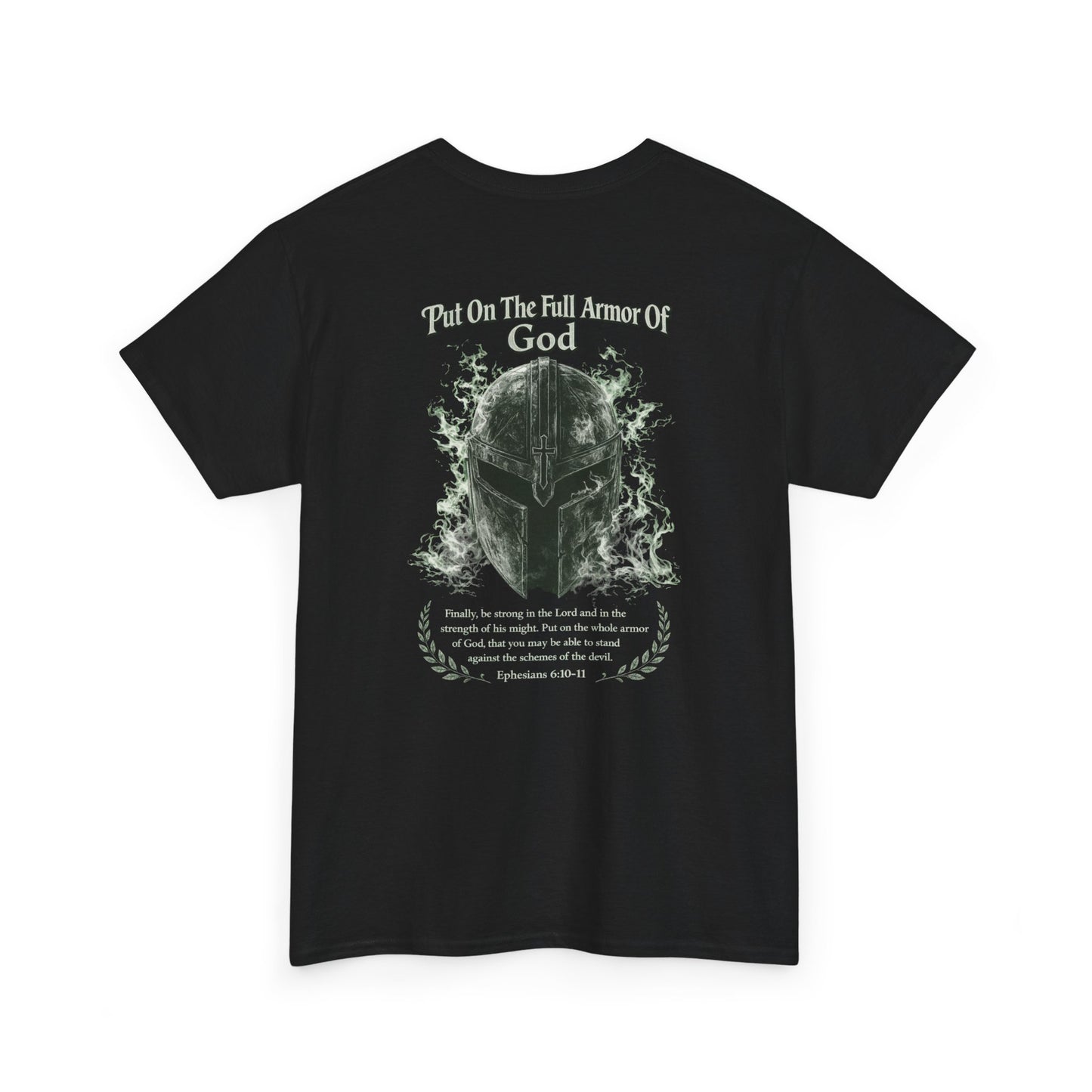 Armor of God Tee — "Strength Through Faith" Christian Cross T‑Shirt